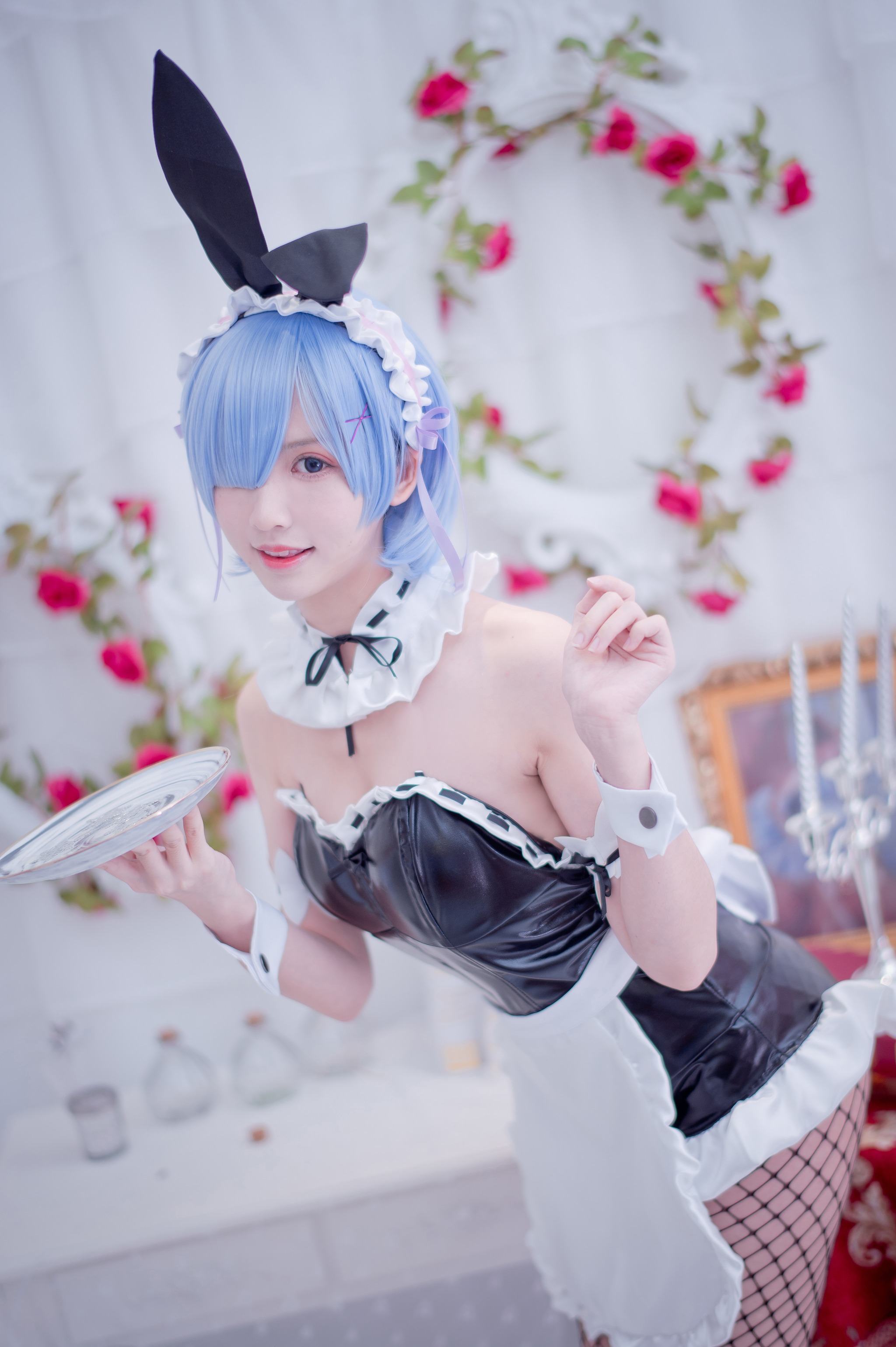 图片[1]-鳗鱼霏儿 – NO.016 蕾姆 [14P]-XikXak